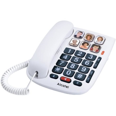 Téléphone filaire senior Alcatel TMax 10 - 6 mémoires directes avec photo - F...