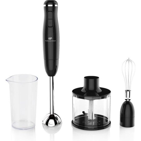 Mixeur plongeant CONTINENTAL EDISON CEHB01 Noir - 400W - Verre doseur 550 ml ...