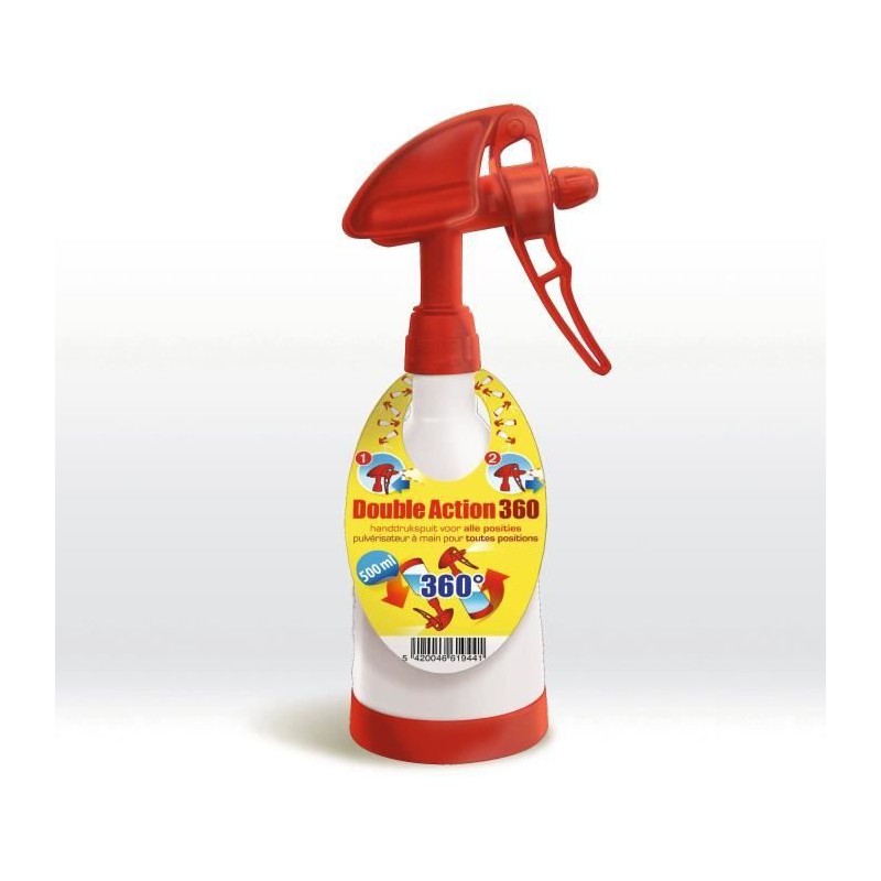 BSI - Vaporisateur Double Action 360° - 500ml - Utilisable Dans Toutes Les Po...