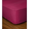 Drap-housse - LOVELY HOME - LH71613 - 90x190+30 cm - Fuchsia