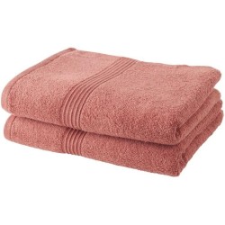 TODAY Essential - Lot de 2 Serviettes de Toilette - 50 x 90 cm - 100 % Coton ...