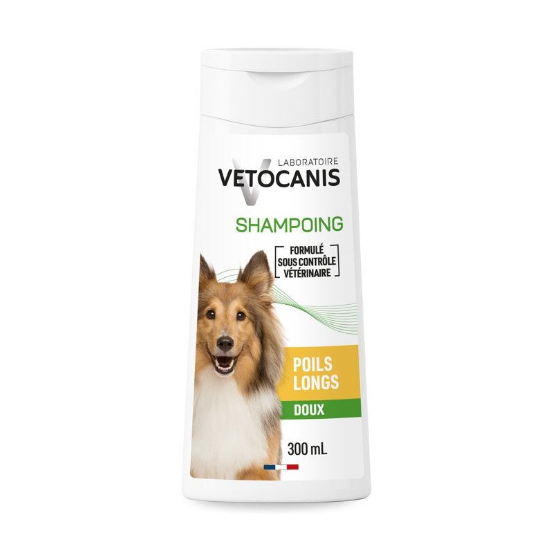 Shampoing - VETOCANIS - BIO000492 - Chien poils longs - 300 ml