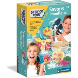 Clementoni - Jeu de science - Création de savons moelleux pour