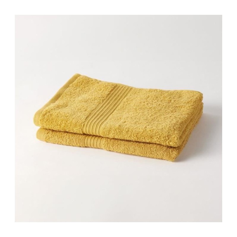 TODAY Essential - Lot de 2 Serviettes de Toilette - 50 x 90 cm - 100 % Coton ...