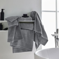 TODAY Essential - Drap de bain 70 x 130 cm - 100% Coton - Acier