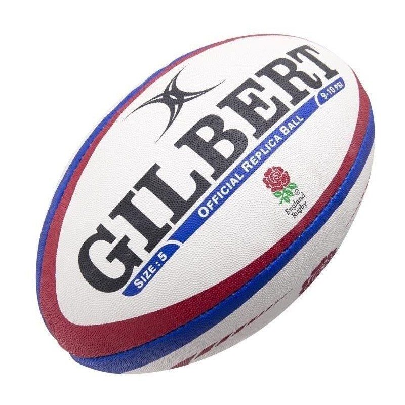 Ballon de rugby Réplique Angleterre - GILBERT - T5 - Lot de 5