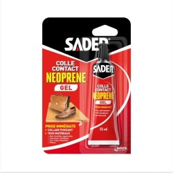Colle contact néoprene gel extra forte - SADER - Tous matériaux - Prise imméd...