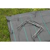 Nature Chevilles de fixation de bâche 20 pcs 25 x 20 cm Métal 409335