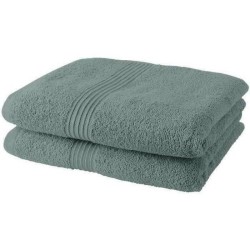 TODAY Essential - Lot de 2 Serviettes de Toilette - 50 x 90 cm - 100 % Coton ...
