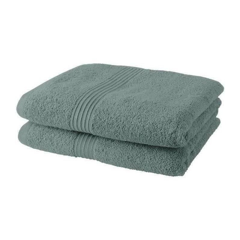 TODAY Essential - Lot de 2 Serviettes de Toilette - 50 x 90 cm - 100 % Coton ...
