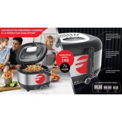 Friteuse électrique FAGOR - FG2310 - Capacité 3,5L - Jusqu'a 190°C - Filtre a...