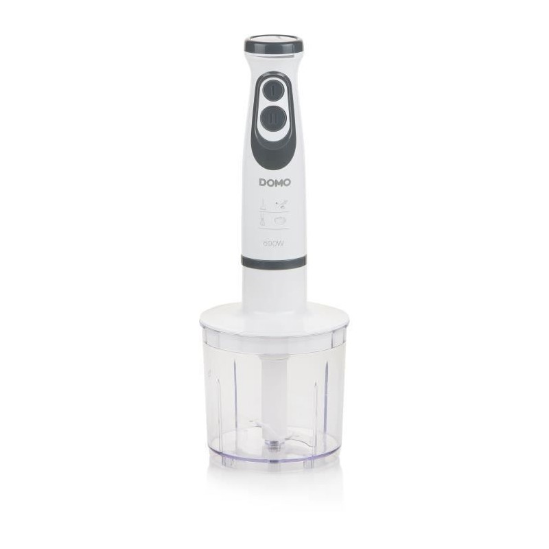 Ensemble Mixeur - DOMO - DO1089M - 600 W - Vitesse variable + Turbo - Mixeur ...