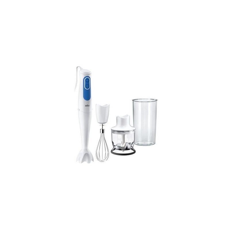 Pied mixeur - BRAUN - MQ3025WH OMELETT - MultiQuick 3 - 700 Watt - Technologi...