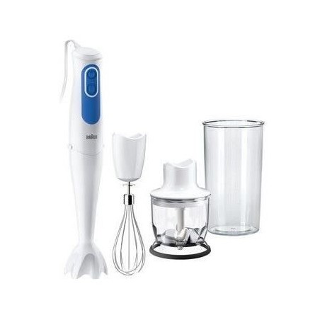 Pied mixeur - BRAUN - MQ3025WH OMELETT - MultiQuick 3 - 700 Watt - Technologi...