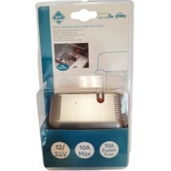 Triple prise allume-cigare 12/24V - HTC EQUIPEMENT - avec prise Haute puissan...
