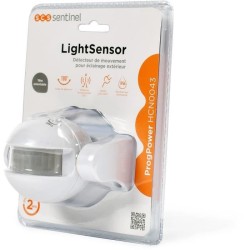 Détecteur de mouvement extérieur - SCS SENTINEL - LightSensor blanc - Portée ...