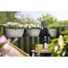 ELHO Pot de fleurs balcon Vibia Campana Easy Hanger Small - Blanc Soie - Balc...