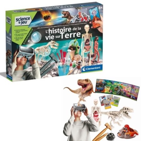 Clementoni - Sciences et jeu - L'histoire de la vie sur Terre - Réalité Virtu...