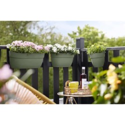 ELHO Pot de fleurs balcon Vibia Campana Easy Hanger Small - 24,1 x 20,5 x H26...