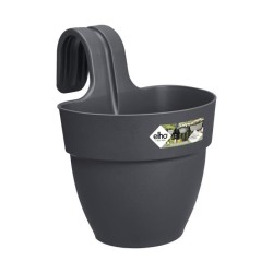 ELHO Pot de fleurs balcon Vibia Campana Easy Hanger Small - Anthracite - Balc...