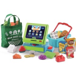VTECH - 1,2,3 Imite-Moi - Caisse Enregistreuse Interactive Maxi Shopping - Jo...
