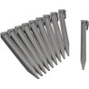Ancres pour bordure de jardin en polypropylene - NATURE - H 26,7 x 1,9 x 1,8 ...