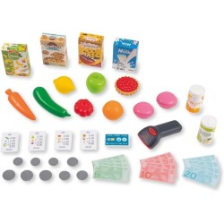 SMOBY - Marchande - Supermarché avec coin fruits et légumes- 42 accessoires i...