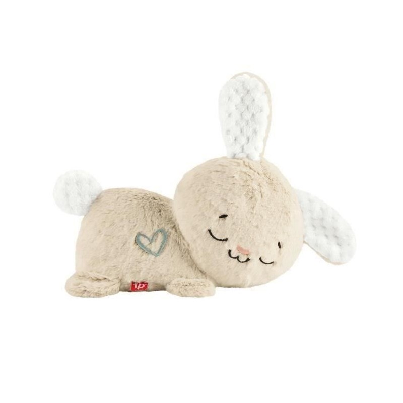 Fisher-Price-Mon Lapin Câlin - Peluche veilleuse - Jouet d'éveil - HXG97