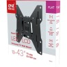 ONE FOR ALL WM2211 Support mural pour TV de 33 a 109cm (13-43) - Poids max. :...