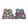 Clementoni - Coffret Maquillage Arc-en-ciel - 2 palettes fards a