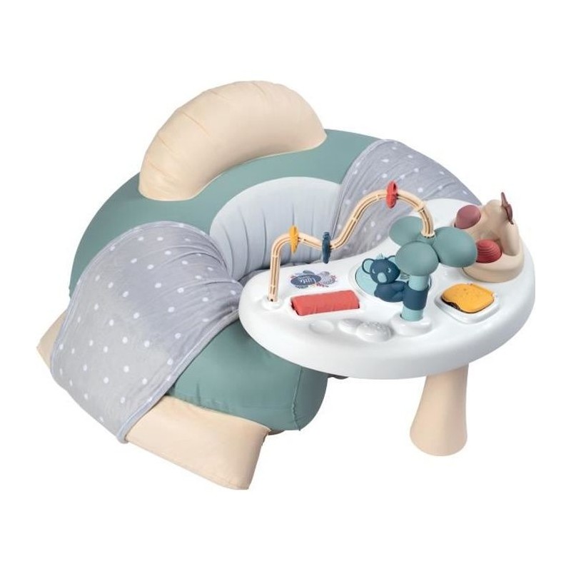 Siege bébé Little Smoby Cosy Seat - Vert - Avec tablette d'éveil - Des 6 mois