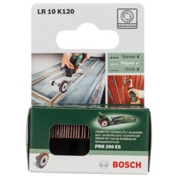 Rouleau a lamelles Bosch - PRR / TEXORO - 10mm Grain 120 - Ponçage bois, méta...