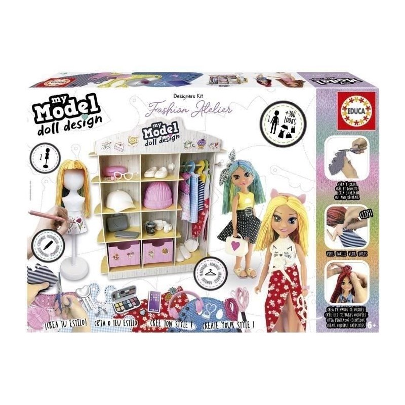 Jeu de mode - EDUCA - My Model - Doll Design - Fashion Atelier