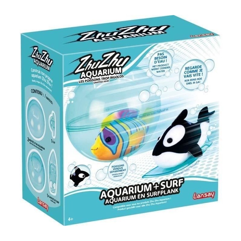 Univers miniature - LANSAY - 51001 - Zhu Zhu Aquarium : Aquarium + Surf