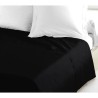 Drap Plat - LOVELY HOME - 100% coton - 180 x 290 cm - Noir