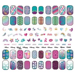 Clementoni - Kit manucure phosphorescents pour enfant - Vernis, faux