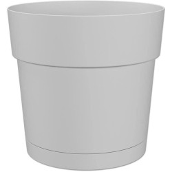 ARTEVASI Pot de fleurs rond CAPRI LARGE - Plastique - Réservoir d'eau - diame...