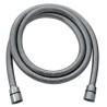 Flexible de douche - ROUSSEAU - double agrafage en inox chromé - extensible 1...