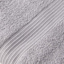 TODAY Essential - Maxi Drap de Bain - 90 x 150 cm - 100 % Coton - Acier