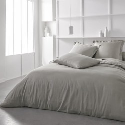 Drap housse TODAY Essential - 140 x 190 cm - 2 personnes - 100% Coton uni - Dune