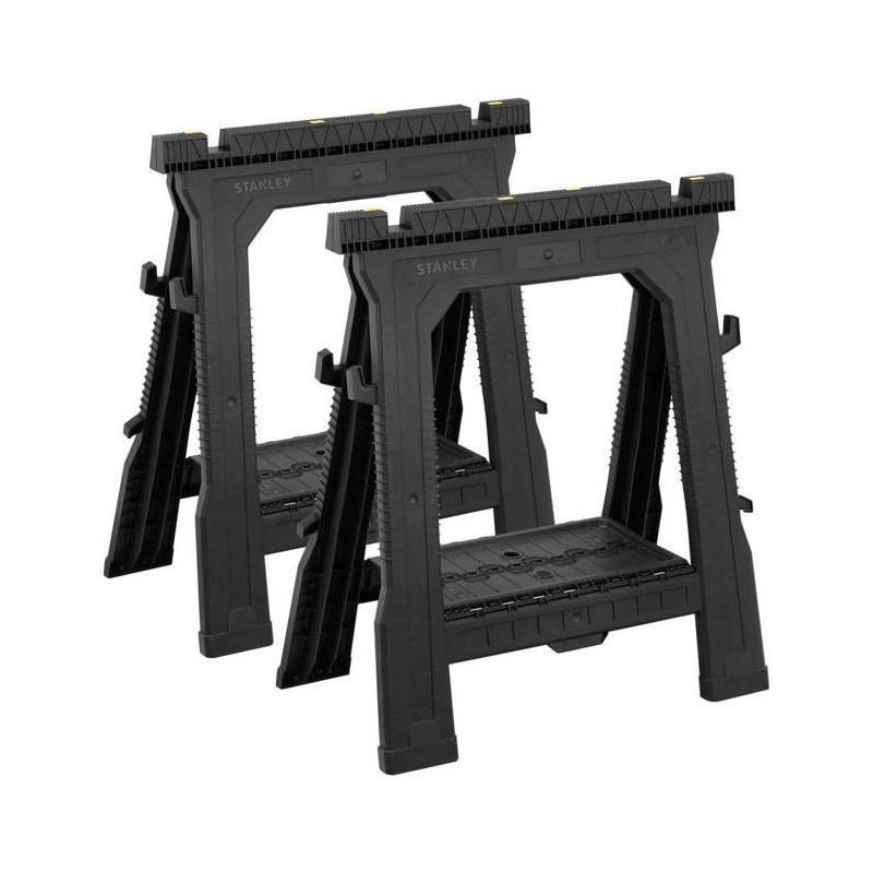 Tréteaux pliables professionnels STANLEY - STST1-70713 - Lot de 2 - 450kg