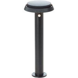 Lampe Borne extérieure Led - BRILLIANT - ALVERO - LED et solaire - Détecteur ...