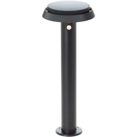 Lampe Borne extérieure Led - BRILLIANT - ALVERO - LED et solaire - Détecteur ...