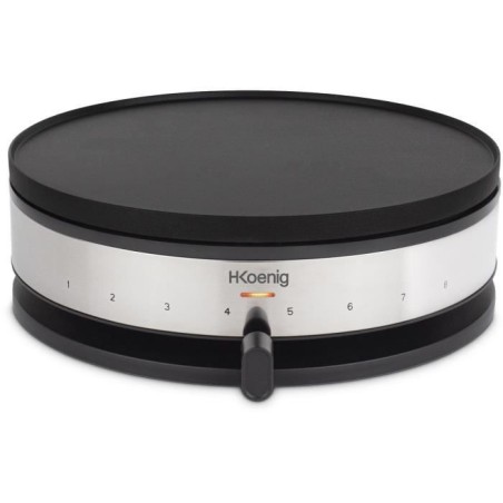 Crepiere HKoeNIG - KREP56 - Plaque réversible amovible - Surface de cuisson 3...