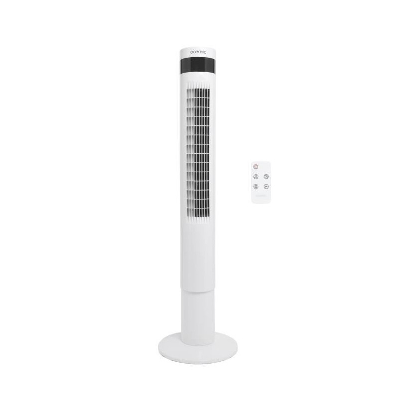 Ventilateur colonne OCEANIC - 50W - Hauteur 110 cm - Oscillation automatique ...