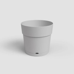 ARTEVASI Pot de fleurs rond CAPRI LARGE - Plastique - Réservoir d'eau - diame...
