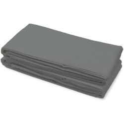 Drap plat - HOME LINGE PASSION - Microfibre 82 g - 240 x 300 cm - Anthracite