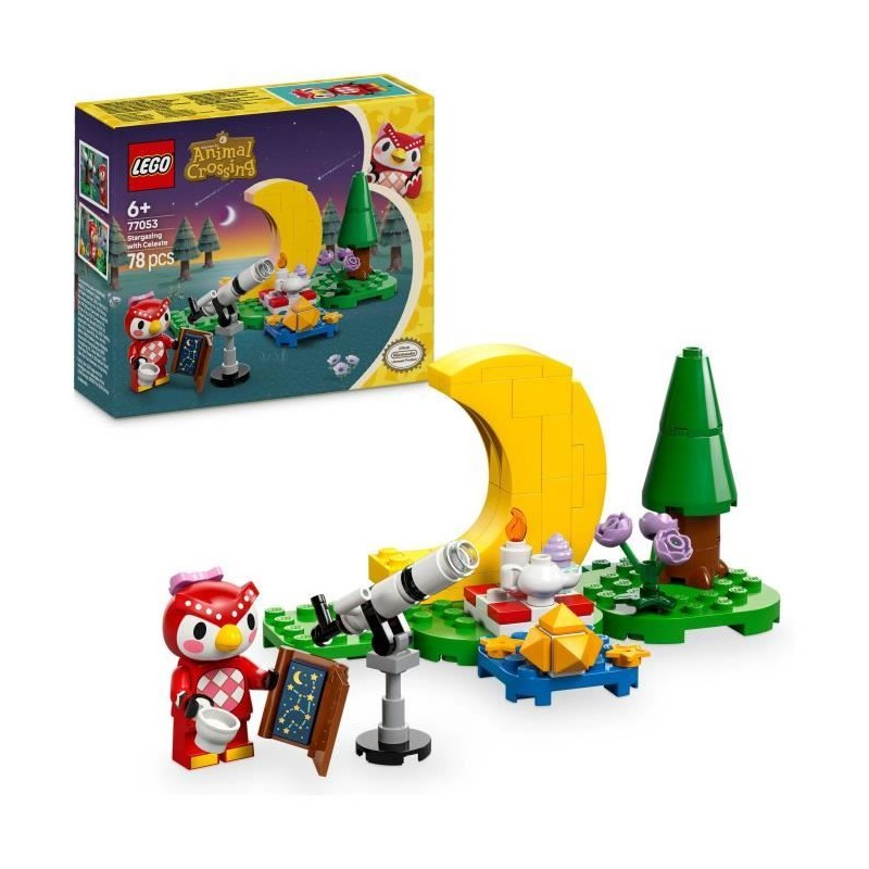 LEGO Animal Crossing 77053 Observation des étoiles avec Céleste - Jouet de co...