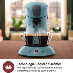 Cafetiere a dosette - PHILIPS - SENSEO - HD6553/21 - Original - Bleu
