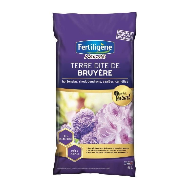 FERTILIGeNE - Terre dite de bruyere 6L